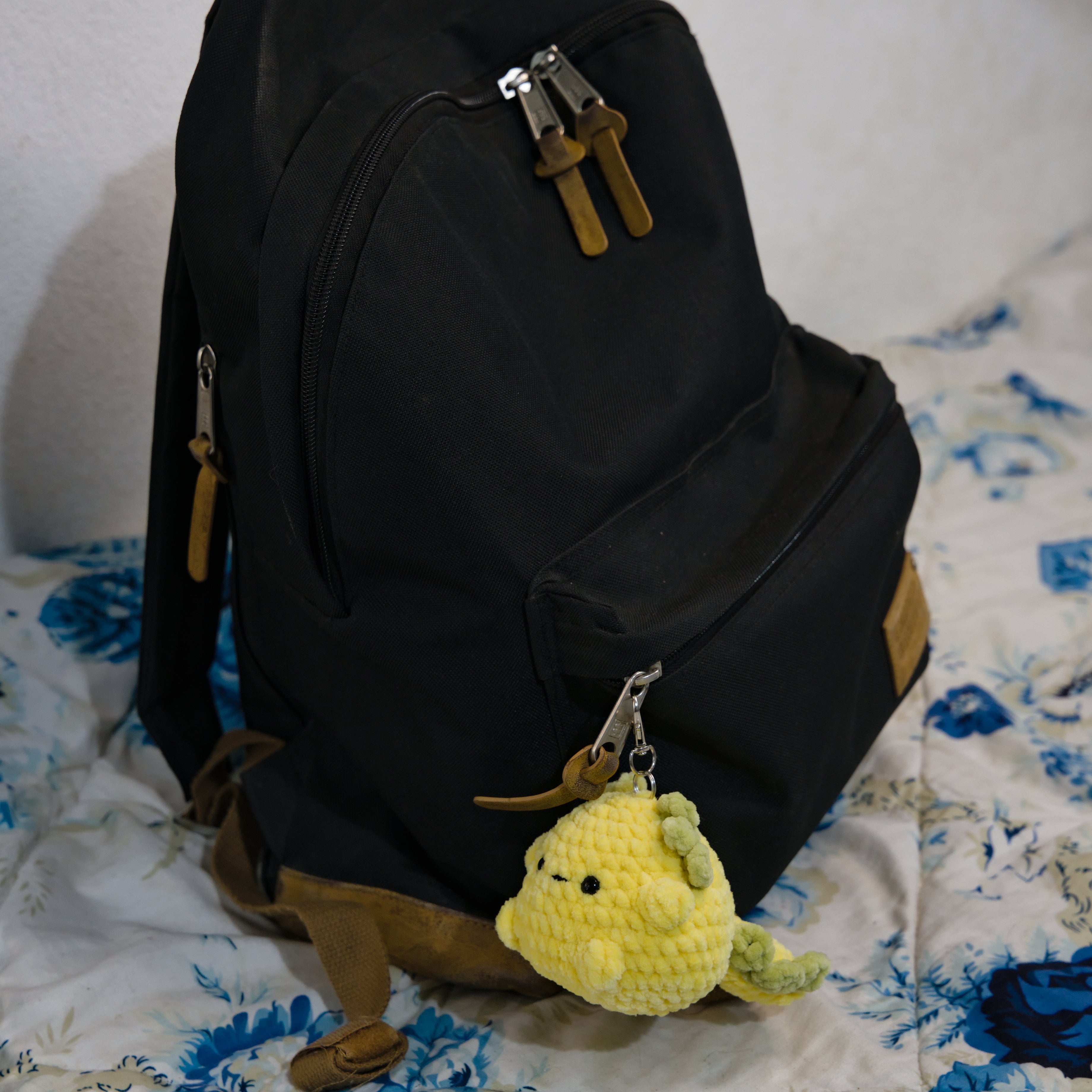 Yellow Keychain Axolotl