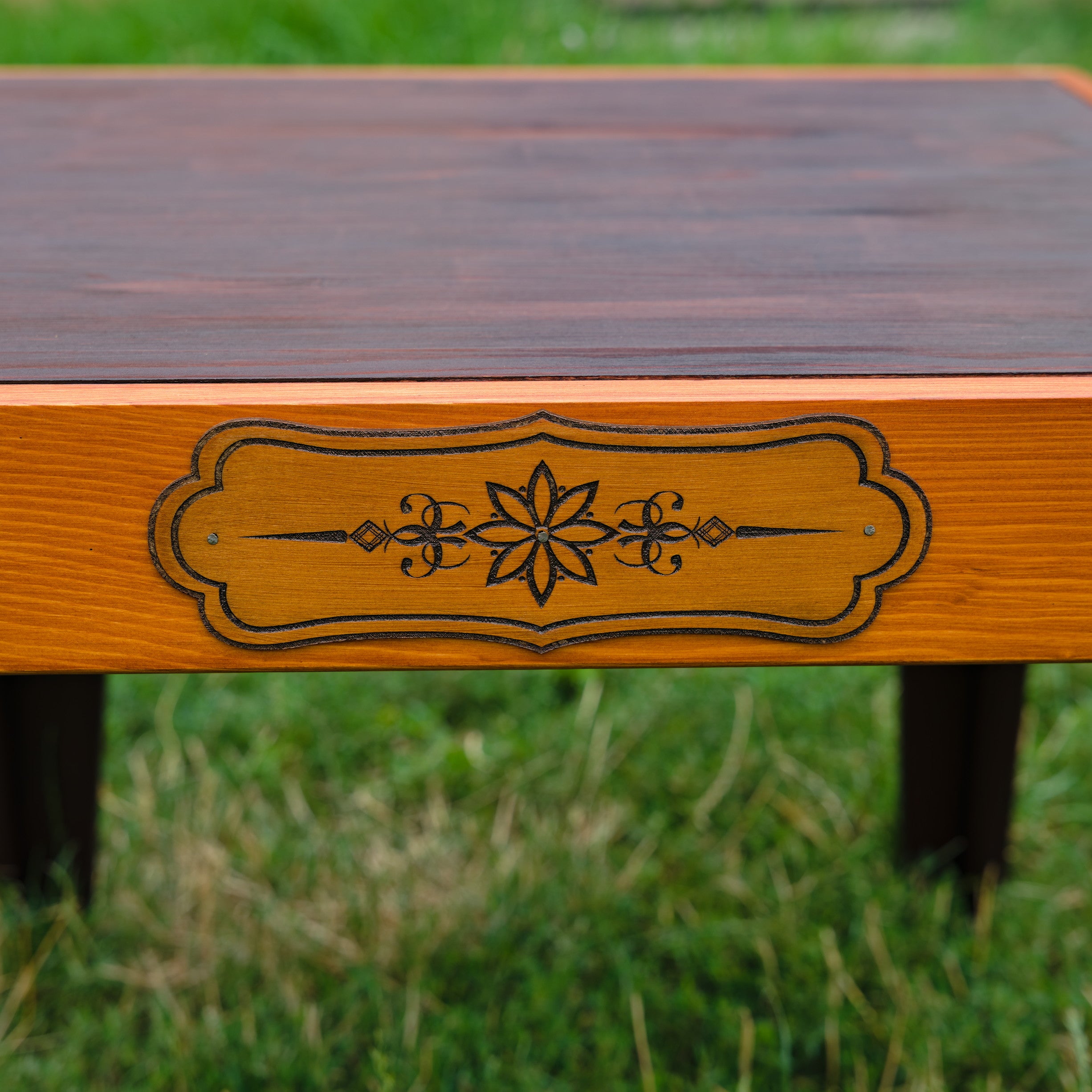 Teak & Wenge Side Table