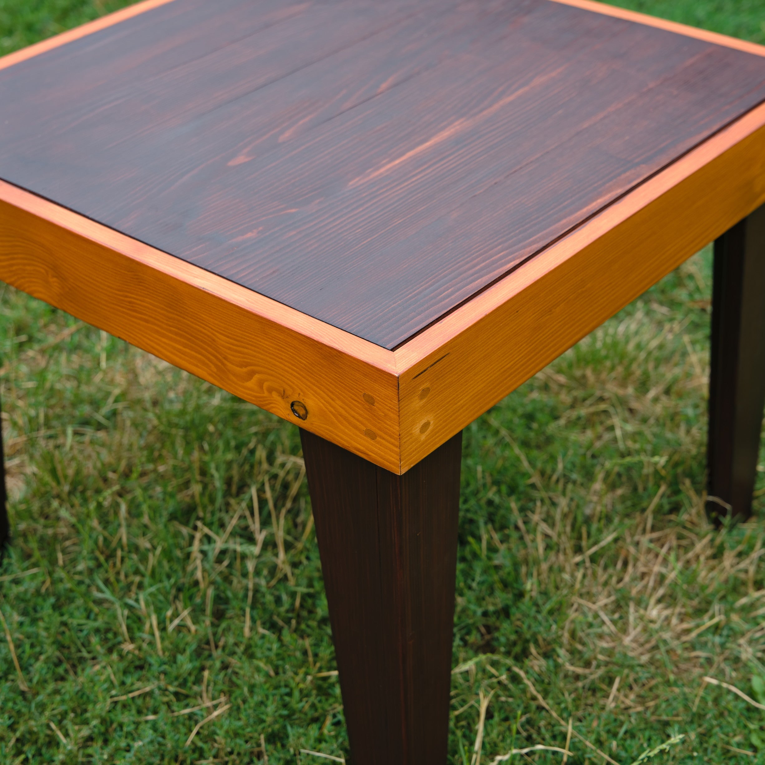 Teak & Wenge Side Table